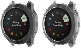 img 2 attached to Совместимый пакет Garmin Silicone Sapphire черный GPS, охотники и аксессуары