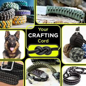 img 2 attached to Teceum Paracord Type III Black Outdoor Recreation