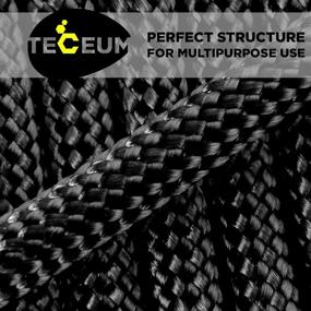 img 1 attached to Teceum Paracord Type III Black Outdoor Recreation