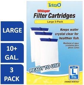 img 3 attached to 🐠 Tetra Whisper Large Aquarium Filter Cartridge 3pk: Clean and Clear Aquarium Water Guaranteed