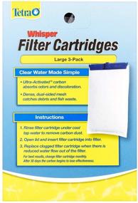 img 1 attached to 🐠 Tetra Whisper Large Aquarium Filter Cartridge 3pk: Clean and Clear Aquarium Water Guaranteed