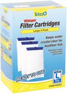 🐠 tetra whisper large aquarium filter cartridge 3pk: clean and clear aquarium water guaranteed логотип