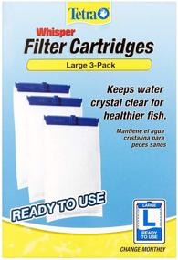 img 2 attached to 🐠 Tetra Whisper Large Aquarium Filter Cartridge 3pk: Clean and Clear Aquarium Water Guaranteed