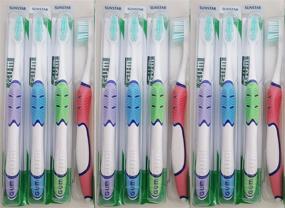 img 1 attached to GUM 517 Technique Sensitive Care Toothbrush - 🦷 Compact - Ultra Soft (12 Pack): Your Gentle Dental Solution!