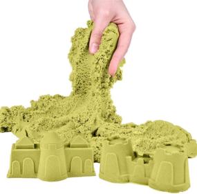 img 1 attached to 🌈 Vibrant Sculpting Wonders: Colorful Kinetic Sand Novelties