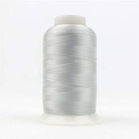 img 1 attached to High-Quality WonderFil DecoBob White Thread: 2-ply Cottonized Polyester, 80wt- Perfect for All Your Sewing Needs