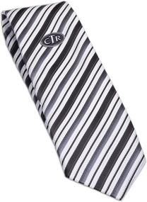 img 4 attached to 👔 Boys' Blue Stripe Baptism Necktie - 45 Inch Length, Perfect for Accessories