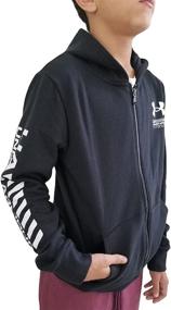 img 2 attached to Under Armour Rival Hoodie Black Boys' Clothing for Active