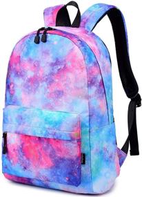 img 3 attached to 🎒 Стильные рюкзаки Abshoo Galaxy - легкие, водонепроницаемые школьные ранцы для подростковых девочек и мальчиков (Галактика C)