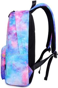 img 2 attached to 🎒 Стильные рюкзаки Abshoo Galaxy - легкие, водонепроницаемые школьные ранцы для подростковых девочек и мальчиков (Галактика C)