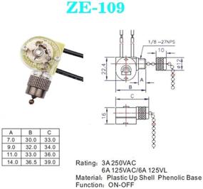 img 2 attached to 🔘 Zing Ear ON-Off Ceiling Fan Light Switch - Second Generation ZE-109 Two-Wire Switch for Hunter Ceiling Fans With Light - Compatible, 3-Pack (Nickel)