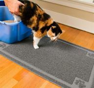 🚮 efficiently trapping litter: cleanhouse pets cat litter mat (xl) ensures a tidy environment logo