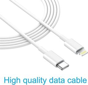 img 3 attached to 🔌 Apple Certified 20W Зарядное устройство: Совместимое с Lightning и Сверхэффективное решение для зарядки