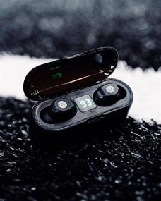 img 4 attached to 🎧 Беспроводные наушники Luxe Pods: Bluetooth 5.0, водонепроницаемый дизайн, 120 часов воспроизведения, микрофон и зарядный чехол