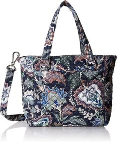 img 4 attached to 👜 Stylish and Practical: Explore the Vera Bradley Cotton Multi-Strap Shoulder Satchel Purse