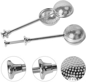 img 2 attached to 🍵 Kmeivol Tea Infuser Balls - Set of 2 Stainless Steel Premium Tea Strainers for Loose Tea, Filters Tea Interval Diffuser for Loose Leaf, Spices, Seasonings