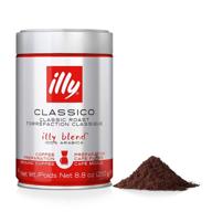 ☕️ illy classico ground drip coffee: medium roast with chocolate & caramel notes - 100% arabica, no preservatives – 8.8oz logo