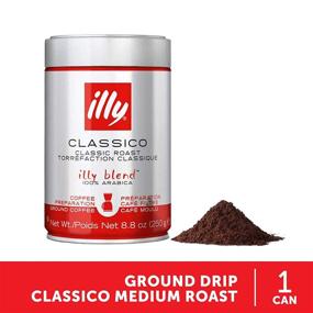 img 3 attached to ☕️ Illy Classico Ground Drip Coffee: Medium Roast with Chocolate & Caramel Notes - 100% Arabica, No Preservatives – 8.8oz