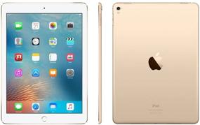 img 1 attached to 📱 Восстановленный планшет Apple iPad Pro (128 ГБ, LTE, 9.7 дюйма) в золотом цвете: Желанный выбор