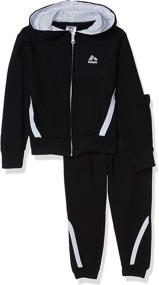 img 4 attached to RBX Charcoal Heather Toddler Boys' Fleece Clothing Sets