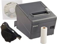🖨️ efficient tm-t88v powered usb receipt printer in dark gray - no ps180 required! logo