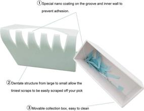 img 1 attached to Corey-z Weeding Vinyl Tool & Shredded Viny Collection Box: Perfect for Cricut/Silhouette/Siser/Oracal 631 651 751 Vinyl