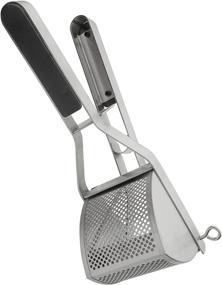 img 4 attached to Grunwerg Commercial Grade Potato Ricer Jumbo Potato Press: Efficient Cast Iron Chrome Kitchen Tool