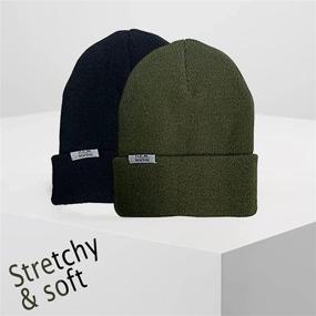 img 2 attached to New York DEM Beanie 🧢 Шапка - универсального размера (набор из 2)