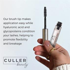 img 2 attached to CULLER BEAUTY Eyelash Serum: Hyaluronic Acid & Glycoprotein-Infused Moisture Retainer for Stronger, Voluminous Natural Lashes. Includes Easy-to-Apply Brush Applicator & Clear Pre-Mascara Primer.