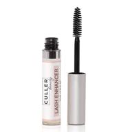 culler beauty eyelash serum: hyaluronic acid & glycoprotein-infused moisture retainer for stronger, voluminous natural lashes. includes easy-to-apply brush applicator & clear pre-mascara primer. logo