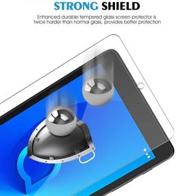 img 2 attached to [2-Pack] GOZOPO Scratch Resistant Bubble-Free Screen Protector for Alcatel Joy Tab/Joy Tab 2/Joy Tab Kids and Alcatel 3T 8'' Inch - 2019 Tempered Glass Screen Film