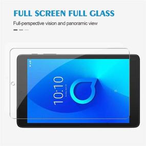 img 1 attached to [2-Pack] GOZOPO Scratch Resistant Bubble-Free Screen Protector for Alcatel Joy Tab/Joy Tab 2/Joy Tab Kids and Alcatel 3T 8'' Inch - 2019 Tempered Glass Screen Film