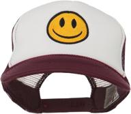 e4hats smiley face embroidered foam outdoor recreation and climbing logo