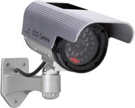 🌞 enhanced security with sunforce 82340 solar fake security camera: realistic dummy design and blinking light logo