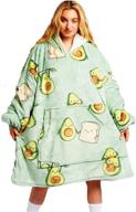 the oodie blanket hoodie: premium wearable blanket for adults and kids in all patterns and colors logo