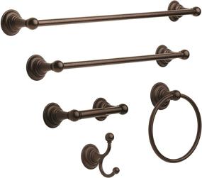 img 2 attached to 🛁 Enhance Your Bathroom Décor with the DELTA Providence Towel Ring in SpotShield Venetian Bronze - Explore Now!