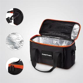 img 1 attached to Premium Power Station Bag - ES-300/500 Compatible, Waterproof & Insulated, Perfect for Outdoor Camping & Travel- Black (Bag Only)