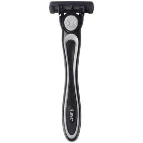 img 2 attached to Bic Flex 4 Sensitive Hybrid Men's Razor - 4-Blade Disposable, 1 Handle with 4 Cartridges, offering an Exceptionally Smooth Shave