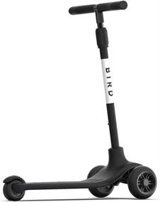 img 1 attached to 🛴 Bird Kid's Kick Scooter - 3-Wheel Design, Height Adjustable Handle, Lean-to-Steer, Back Stomp Brake