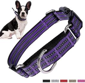 img 3 attached to 🐶 Hikiko Martingale Dog Collars: Adjustable & Reflective Training Collar for Dogs – Quick Release Buckle, Ideal for Small, Medium, and Large Breeds.