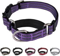 🐶 hikiko martingale dog collars: adjustable & reflective training collar for dogs – quick release buckle, ideal for small, medium, and large breeds. logo