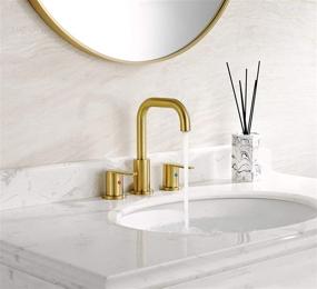 img 2 attached to 💦 TimeArrow TAF830E PB Brushed Bathroom Faucet - Widespread