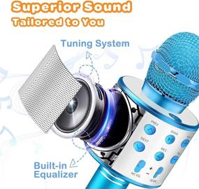 img 2 attached to 🎤 Evassal Birthday Wireless Karaoke Microphone