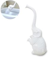 bathroom elephant toilet bowl brush and holder 🐘 set - decorative full-closed ceramic base for effective toilet cleaning logo