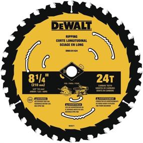 img 4 attached to 🔪 DEWALT DWA181424 8-1/4-Inch 24-Tooth Circular Saw Blade: Enhanced Cutting Precision for Effortless Performance