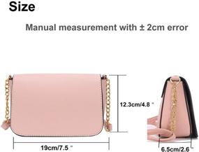 img 2 attached to QUEENSHOW Classic Crossbody Shoulder Handbags Women's Handbags & Wallets for Shoulder Bags