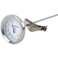 🌡️ metal darkroom dial thermometer with wall clip - battery-free film processing equipment logo