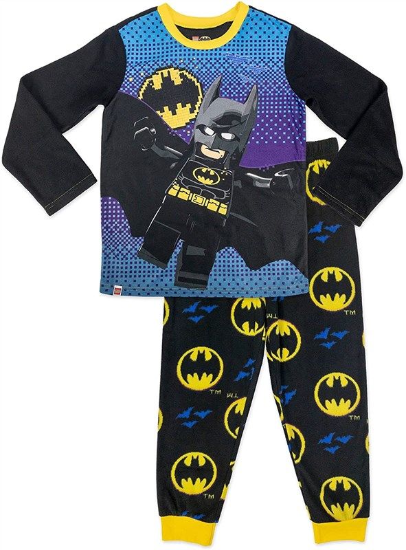lego batman piece polyester pajama 로고