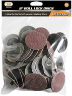 iit 82042 2-inch roll lock sanding discs 180 grit (pack of 50) logo