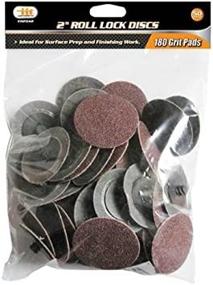 img 3 attached to IIT 82042 2-Inch Roll Lock Sanding Discs 180 Grit (Pack of 50)